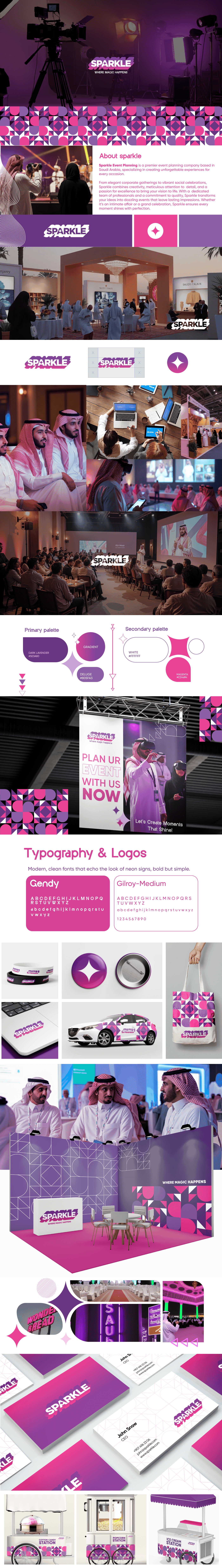 Sparkle brand presentation showcase