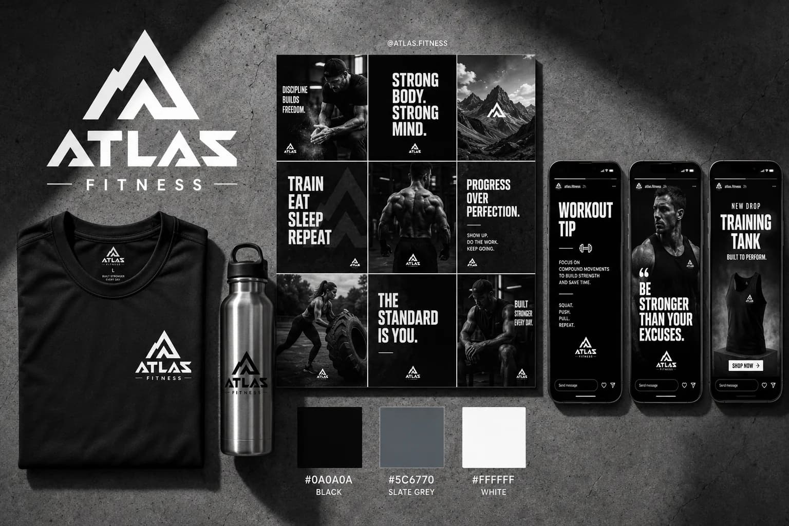 Atlas Fitness brand system